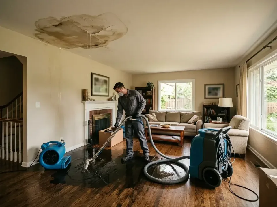 attic-pipe-burst-ceiling-drip-008 — frequently asked questions, Water Damage Restoration & Carpet Care in Lexington, TN